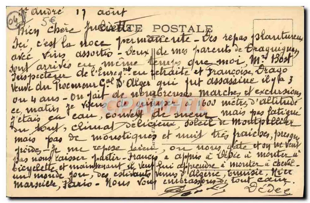 Hohe Schlucht des Verdon - Schleifen des Col d'ALLOS — Die Schönsten Orte der Alpen — Verlag Vial - Dijon - Rückseite