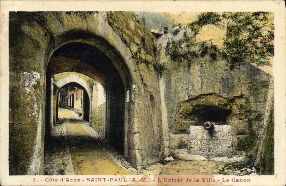 Saint-Paul (A.M.) - Der Eingang zur Stadt - Das Kanon - Vorderseite