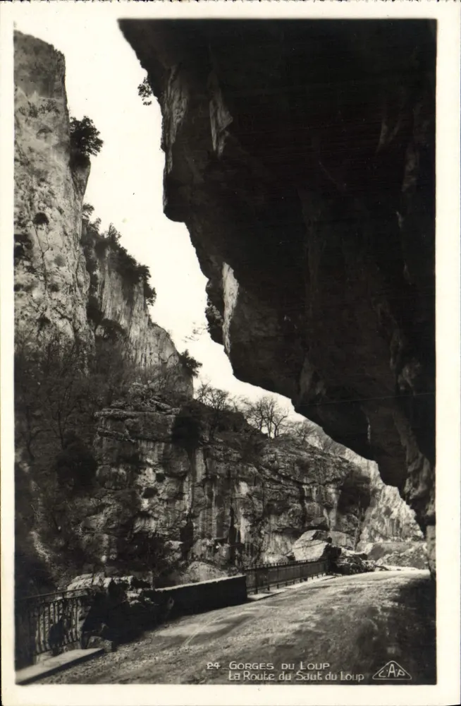 Gorges du Loup — Der Weg zum Saut du Loup — C. Cavalier - Vorderseite