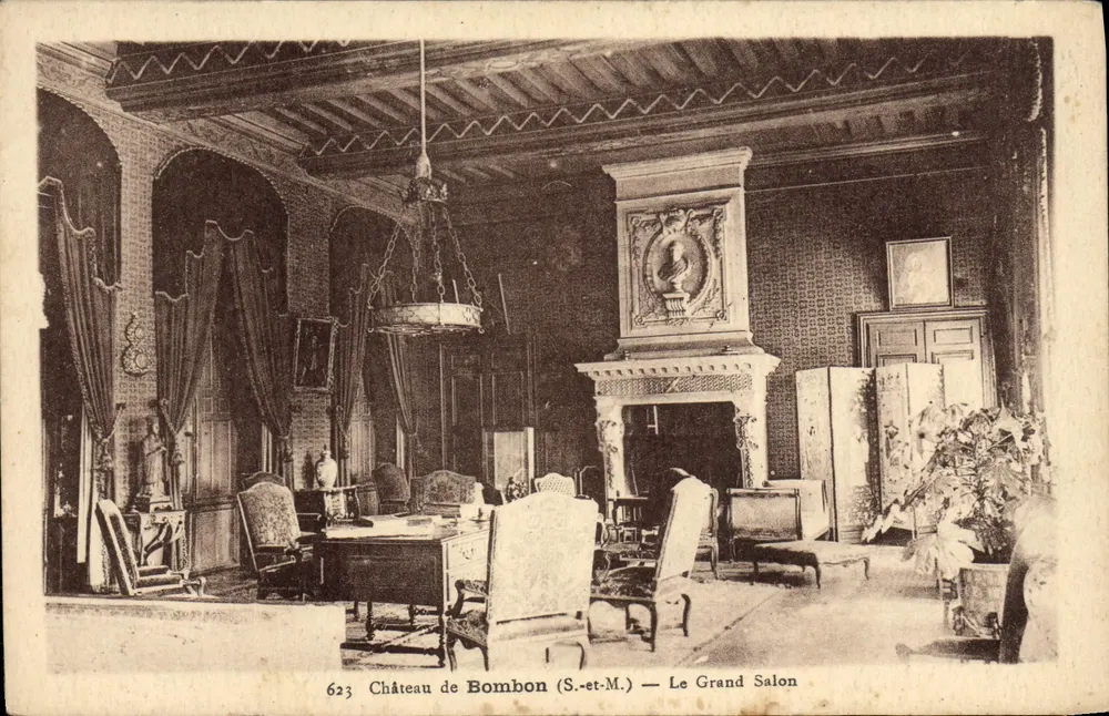 Schloss Bombon (S.-et-M.) — Der Große Salon - Vorderseite