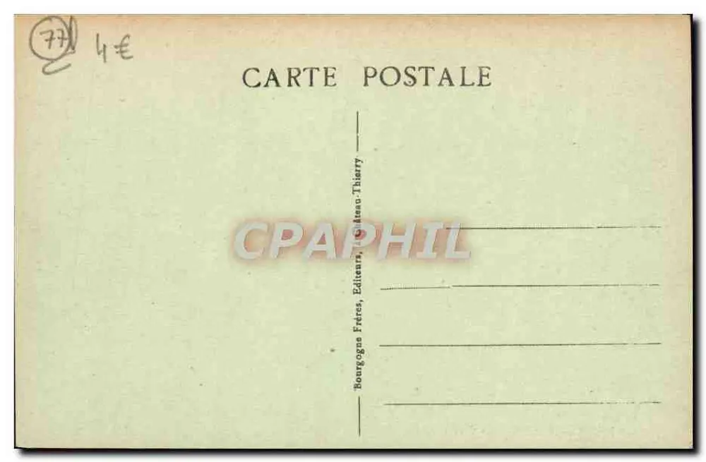 Jouarre (S.-et-M.) - A Cripta (século V) — Edição Gager - Verso