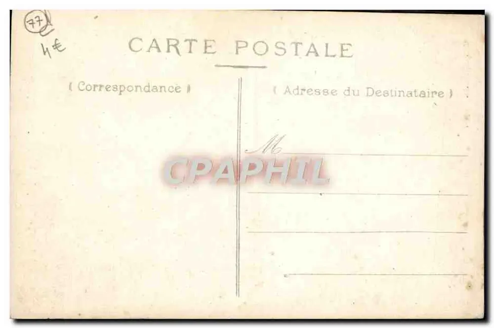 Meaux — La Cathédrale — Collection R. F. - Verso
