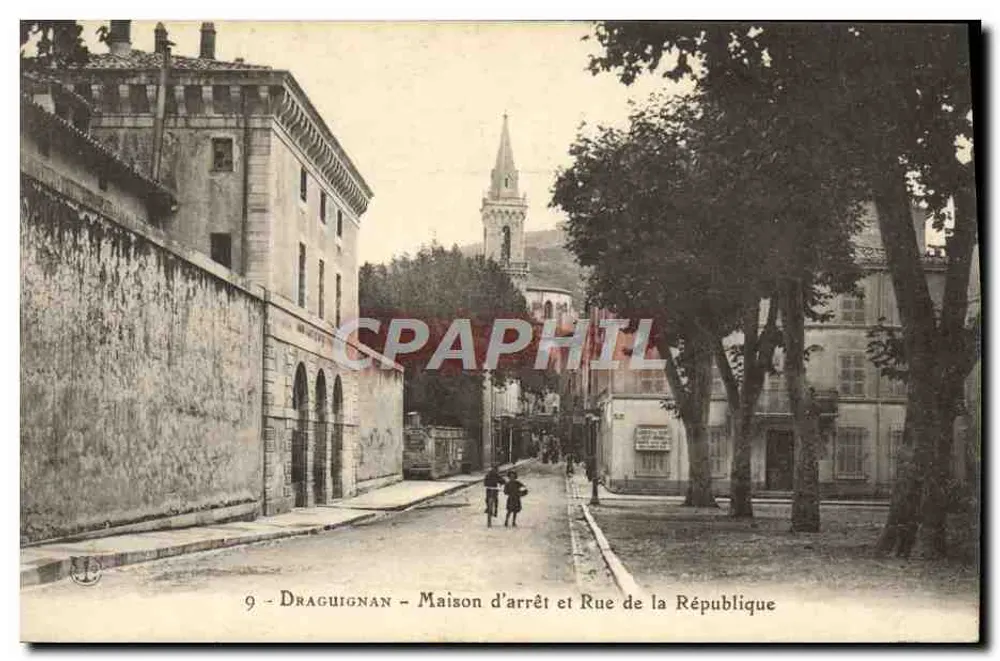 Draguignan - Gefängnis und Rue de la République — n°9 - Vorderseite