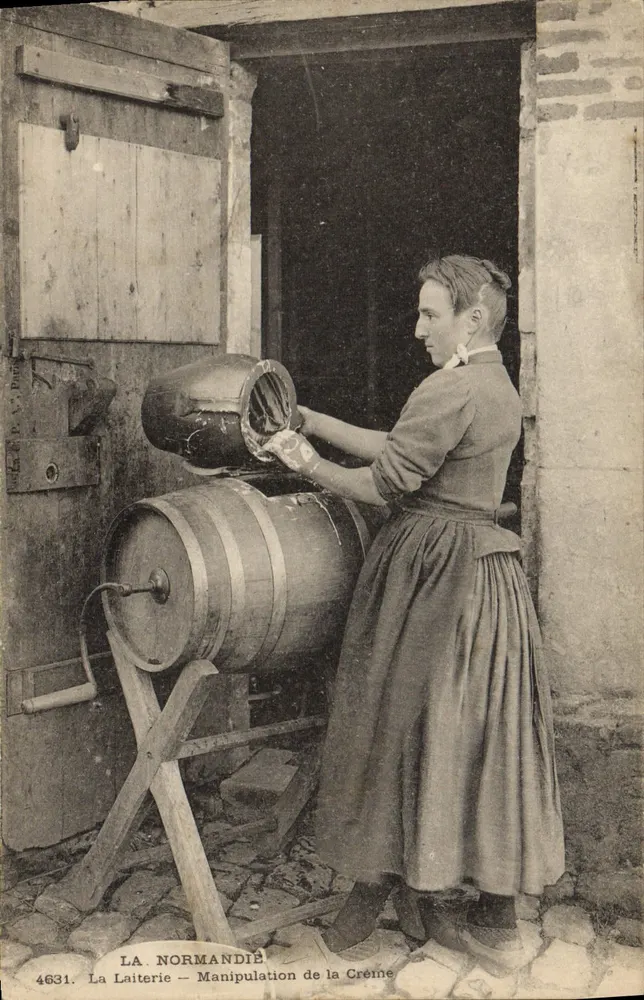 Die Käserei — Sahleistung — Normandie — 4631 - Vorderseite