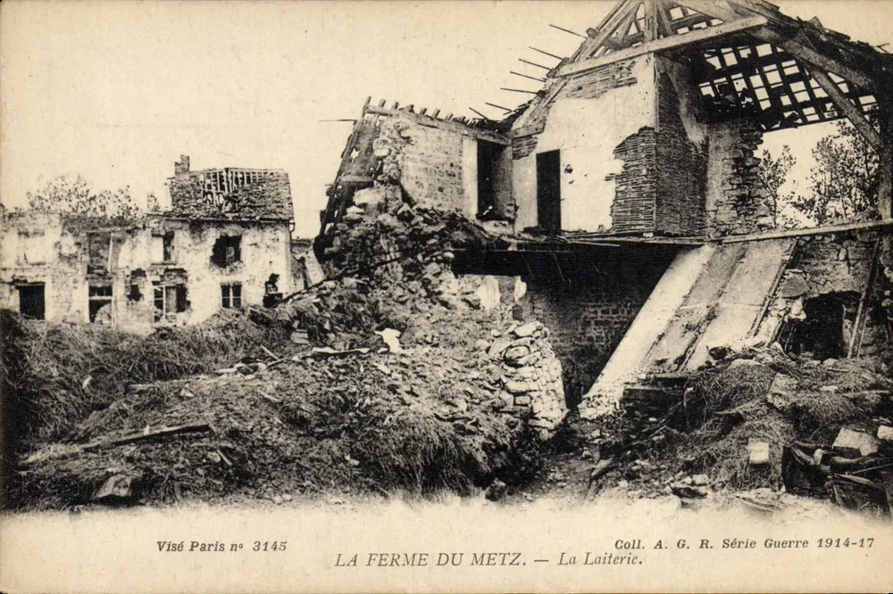 Die Metz-Farm — Die Käserei — Visé Paris n° 3145 - Vorderseite