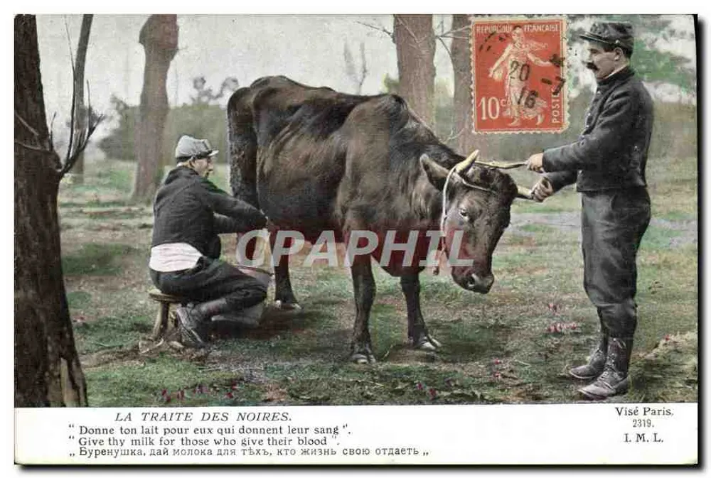 Der Verkauf der Schwarzen — Visé Paris 2319 — I. M. L. - Vorderseite