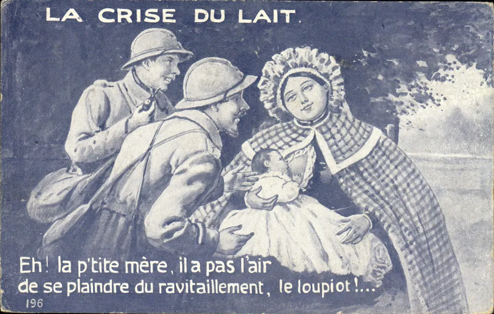 Die Milchkrise — Satire zum Lebensmittelversorgung — SID Paris - Vorderseite