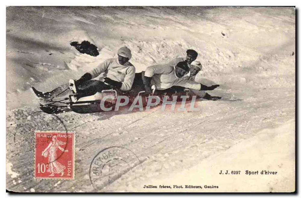 WinterSport — Jullien frères, Phot. Editeurs, Genève — Nr. J. J. 8297 - Vorderseite