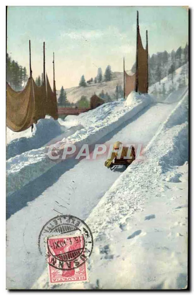Ski-Skeleton — schneereicher Abstieg — Verlag nicht sichtbar - Vorderseite