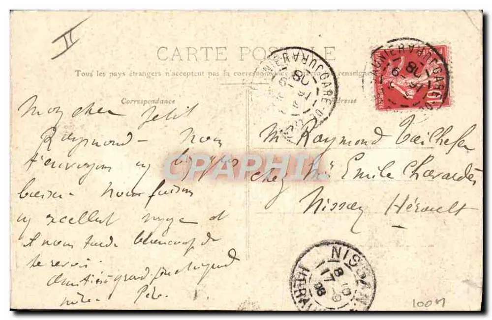 Winter-Sport im Jura — Schlittenfahrt — L. Michaux, Verlag Bellegarde - Rückseite