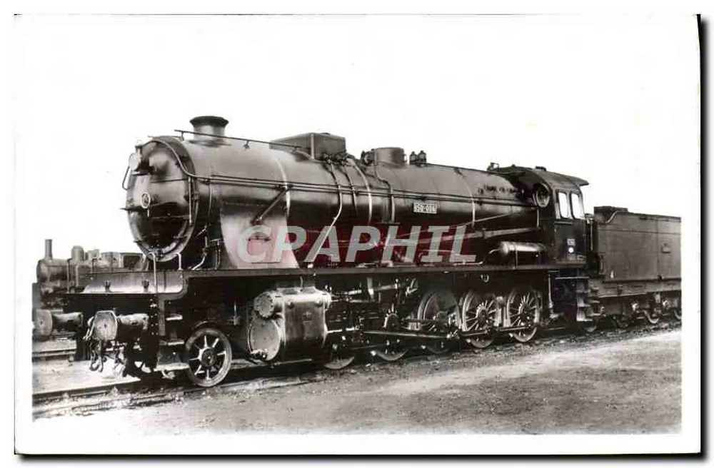 Locomotiva francesa — Estado C 214 — Edições F. Fleury, Paris - Frente