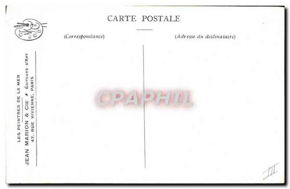 Segelschiffe — Au fil de l'eau — Le Royon, Serie 2, Nr. 4 - Rückseite