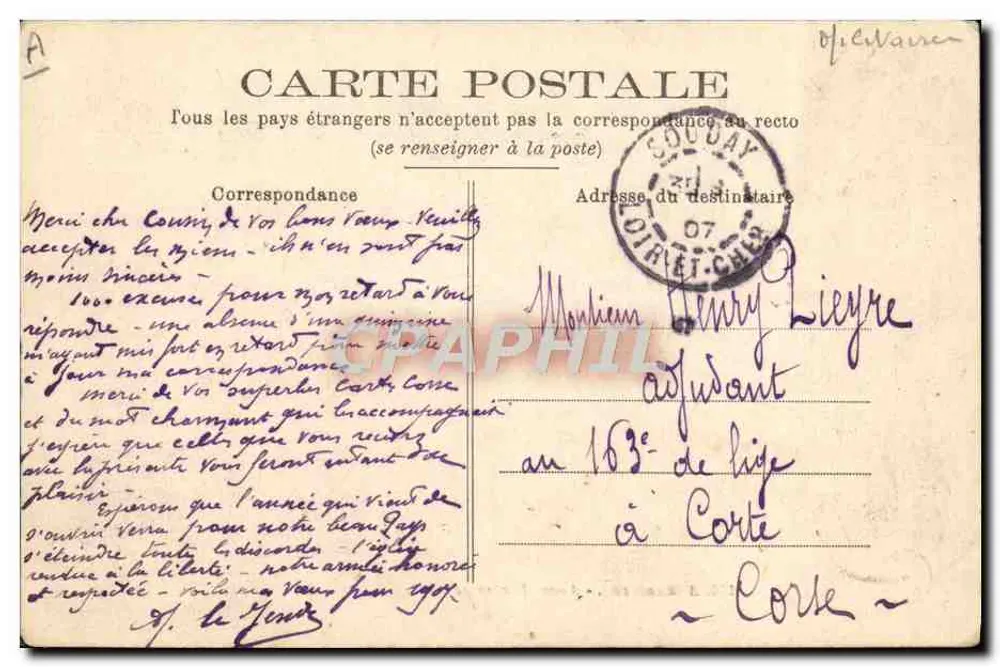 Soldados na caserna - Antes do exercício — 570 — Editor: Le Jour - Verso