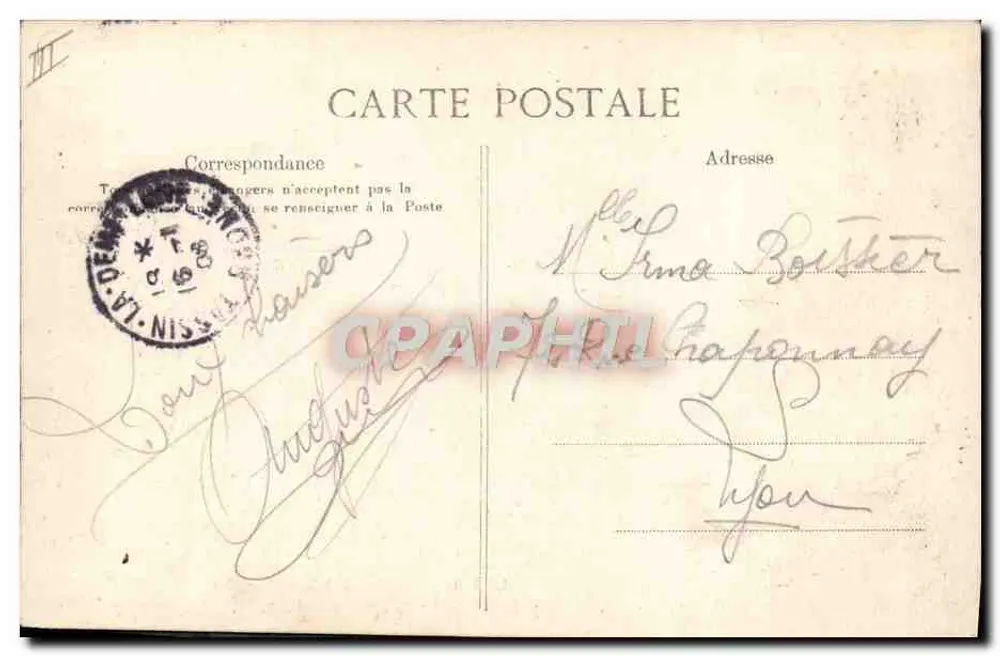 De plezieren van de kazerne — Poste de Poilée — E. L. D. - Achterkant