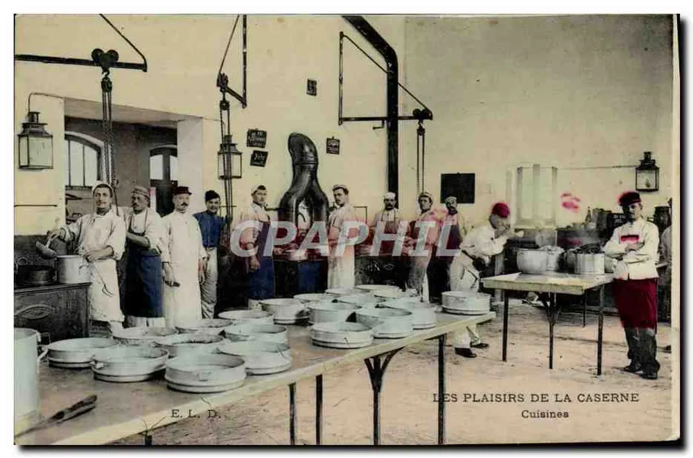 Os prazeres da caserna — Cozinhas — E.L.D. - Frente