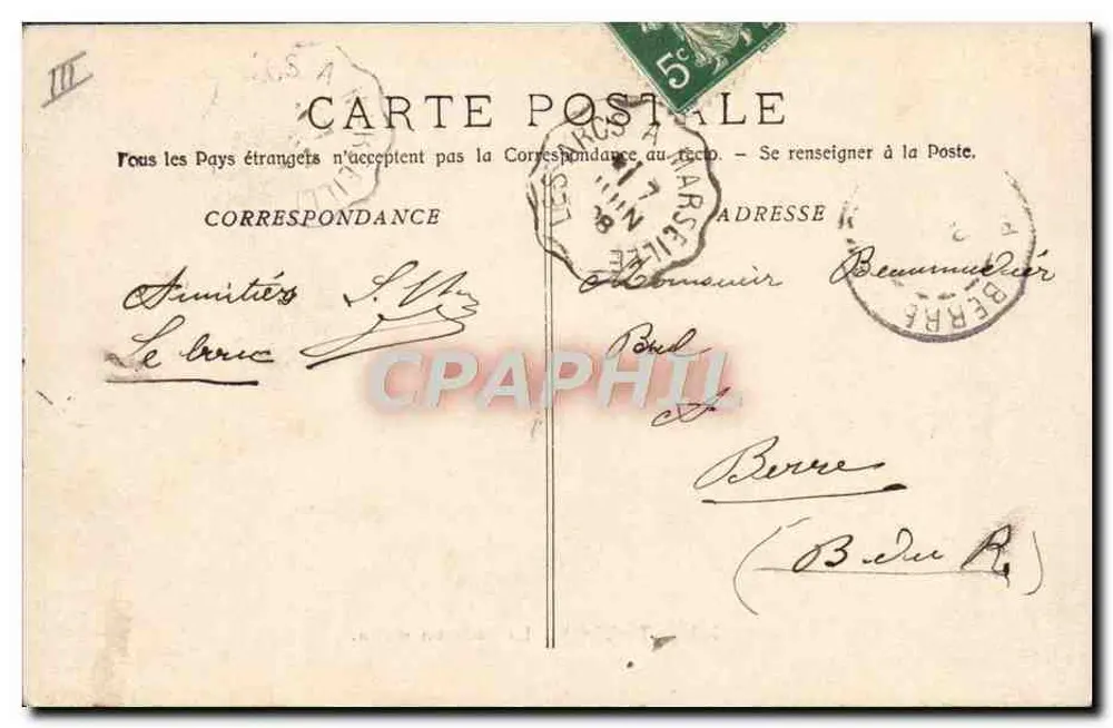 Toulon - Die Bucht am Morgen — A. Bougault, Nr. 704 - Rückseite