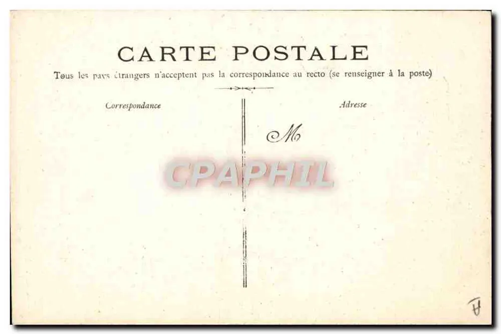 Französische Marine IÉNA — Während der Explosion am 12. März 1907 — Verlag: Französische Marine IÉNA, Nr. 370 - Rückseite