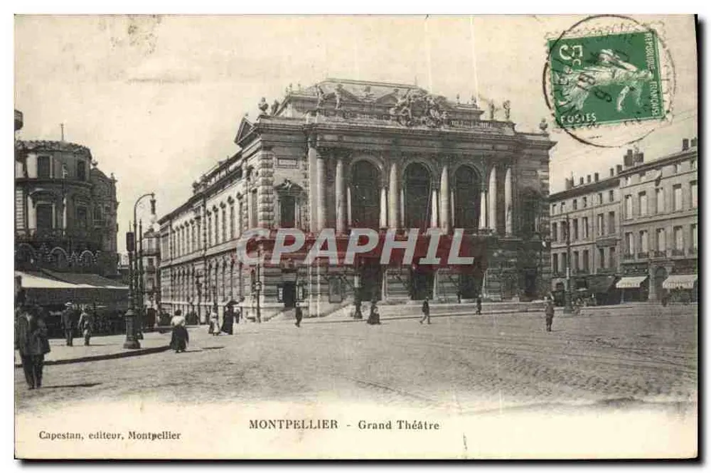 Montpellier - Grand Teatro — Capestan, editora, Montpellier - Frente