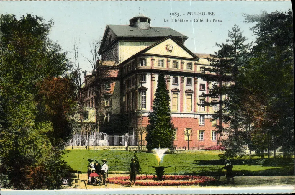Mulhouse - Das Theater - Parkseite — anonymer Verleger, n° 5083 - Vorderseite
