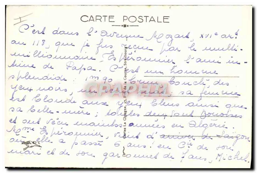 Mulhouse - Das Theater - Parkseite — anonymer Verleger, n° 5083 - Rückseite