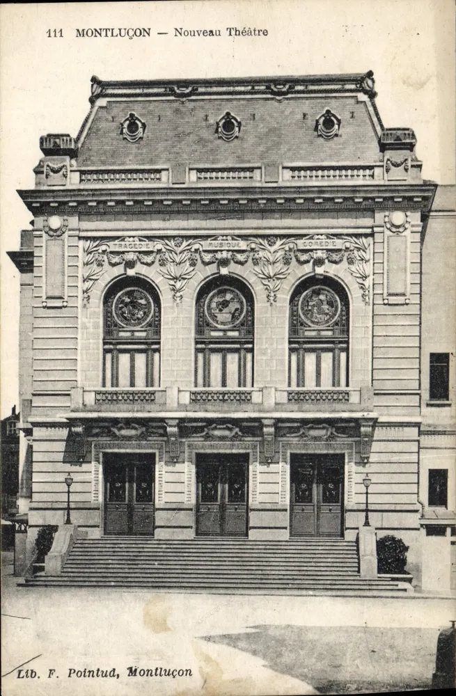 Montluçon — Novo Teatro — Lib. F. Pointud, Montluçon - Frente