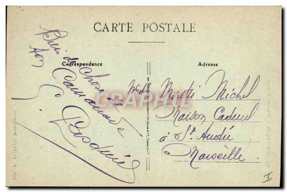Montluçon — Novo Teatro — Lib. F. Pointud, Montluçon - Verso