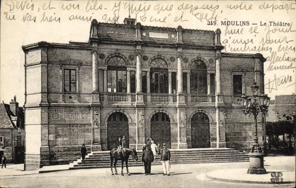 Moulins — Le Théâtre — éditeur : RÉGONIS, n° 349 - Voorkant