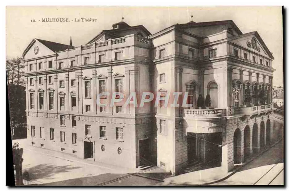 Mulhouse - O Teatro — editor Marque Dépôrée, n°10 - Frente