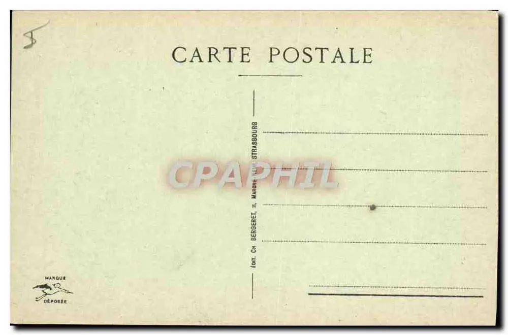 Mulhouse - O Teatro — editor Marque Dépôrée, n°10 - Verso