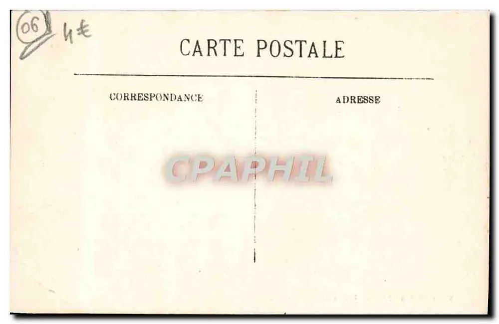 Cap Martin — Vista de Menton — LL. — n°16 - Verso