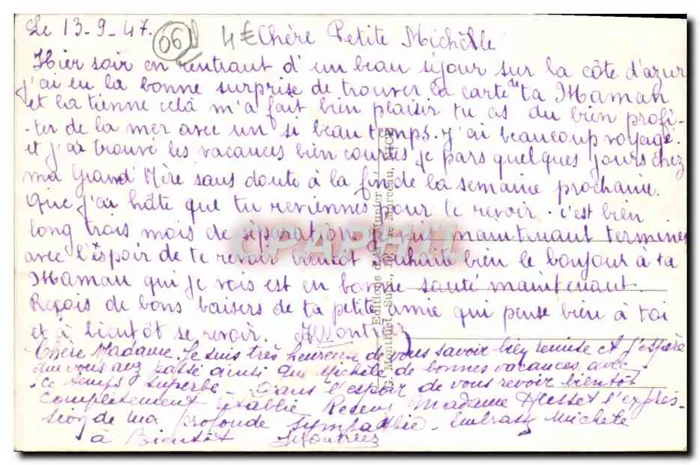 Menton - Grimaldi-Ventimiglia - Most Saint-Louis — Munier, nr 239 - Rewers
