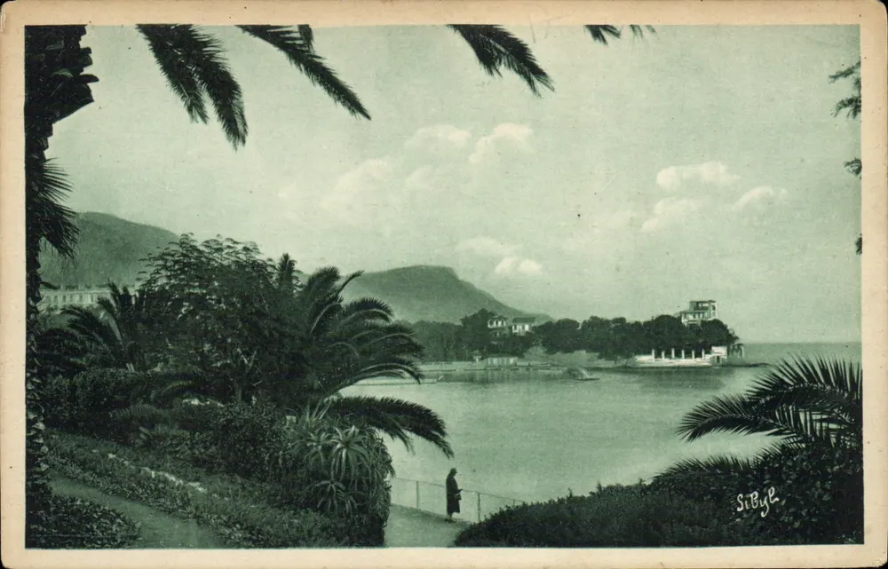 Beaulieu — Jardim e Margem do Meio-Dia — editor Raphael Tuck & Fils, série n°72 - Frente