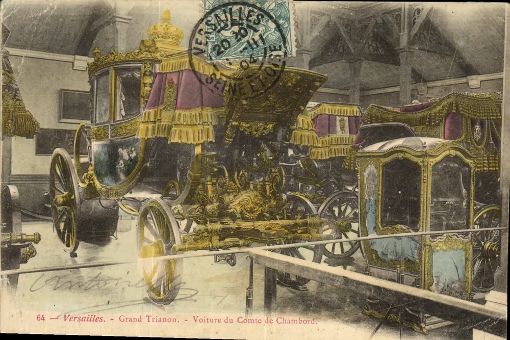 Versailles - Grand Trianon - Kutsche des Grafen von Chambord - Vorderseite