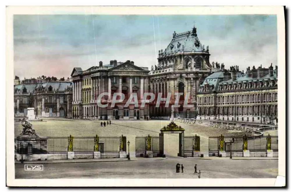 Entrada do Castelo — Versailles — Edições de Arte 'Lys' - Frente