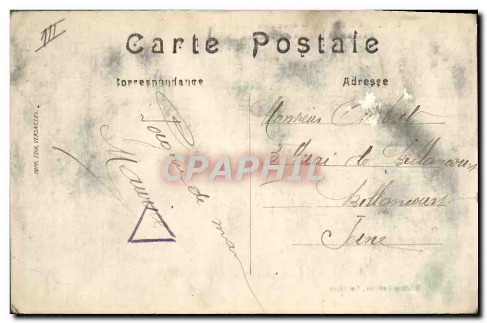 Louvières - Rue des Pénitents - Gefängnis und Palast der Justiz - Edition Barbier, Louvières - Rückseite