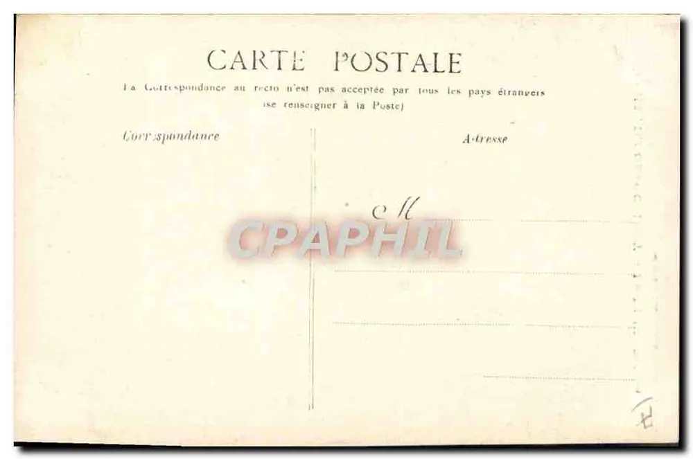 Châtillon-Coligny — A Velha Prisão — Coleção Bonvallet - Verso