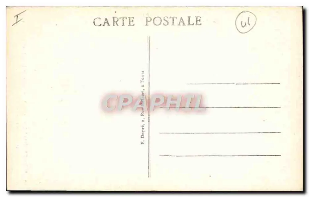 Montrichard (Loire-et-Cher) — Ancien donjon - Les Oubliettes — A. P., n°40 - Rückseite