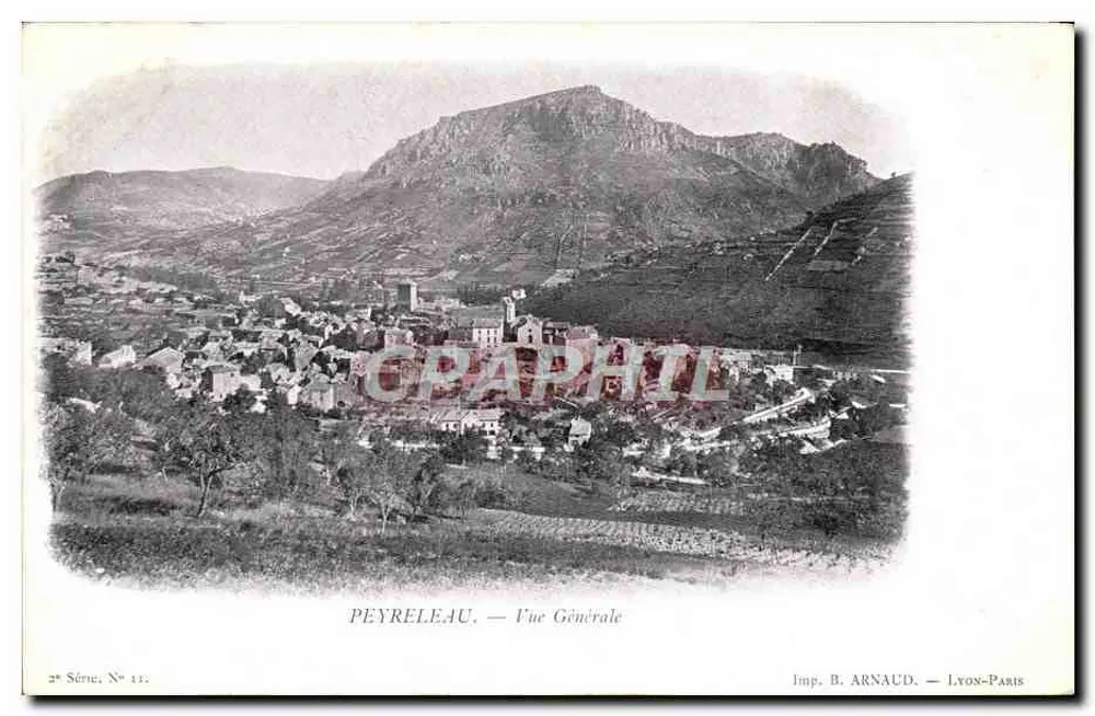 Peyreleau — Algemene Uitzicht — Imp. B. Arnaud — Lyon-Paris - Achterkant