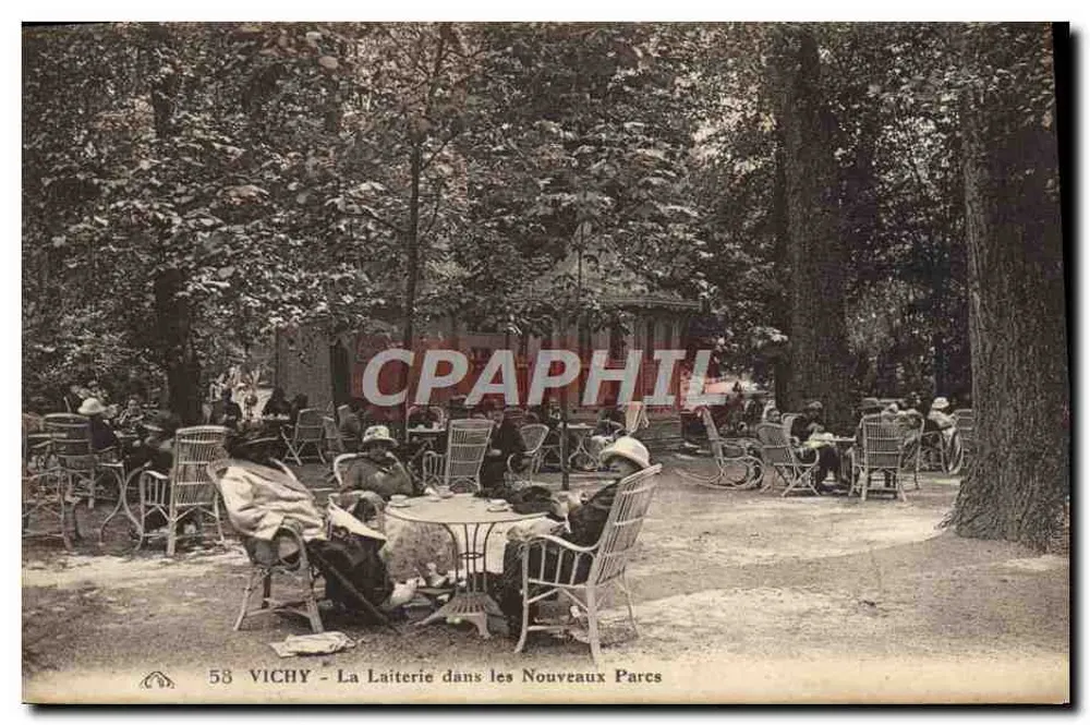 Vichy — Die Käserei in den neuen Parks — n°58 - Vorderseite