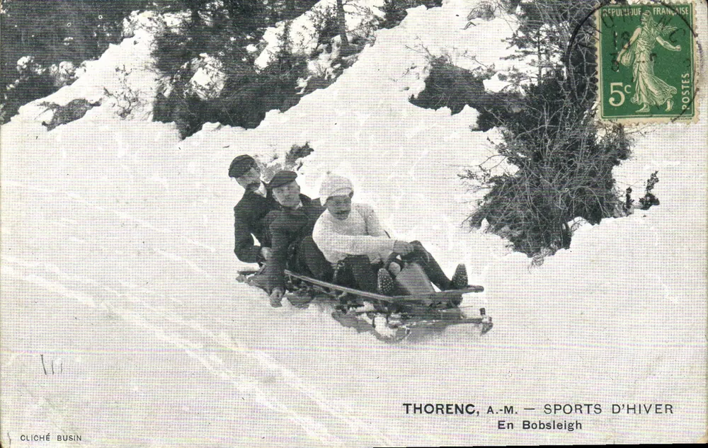 Thorenç, A.-M. — Wintersport — In einem Bob - Vorderseite