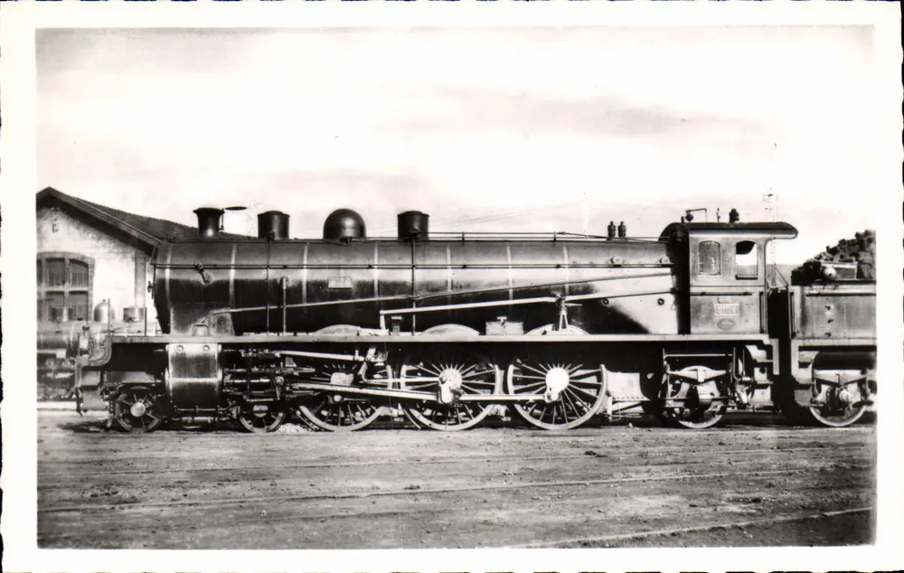 Locomotiva a vapor — série 3.101 a 3.120 (tornadas 4-231 E) — Edição « La Vie du Rail » N° 174 - Frente