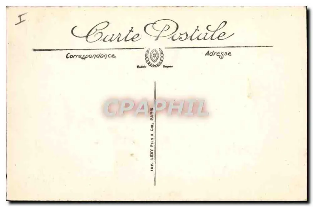 Fischerboote bei stürmischem Wetter — LL — C 104 — Imp. Levy Fils & Cie, Paris - Rückseite
