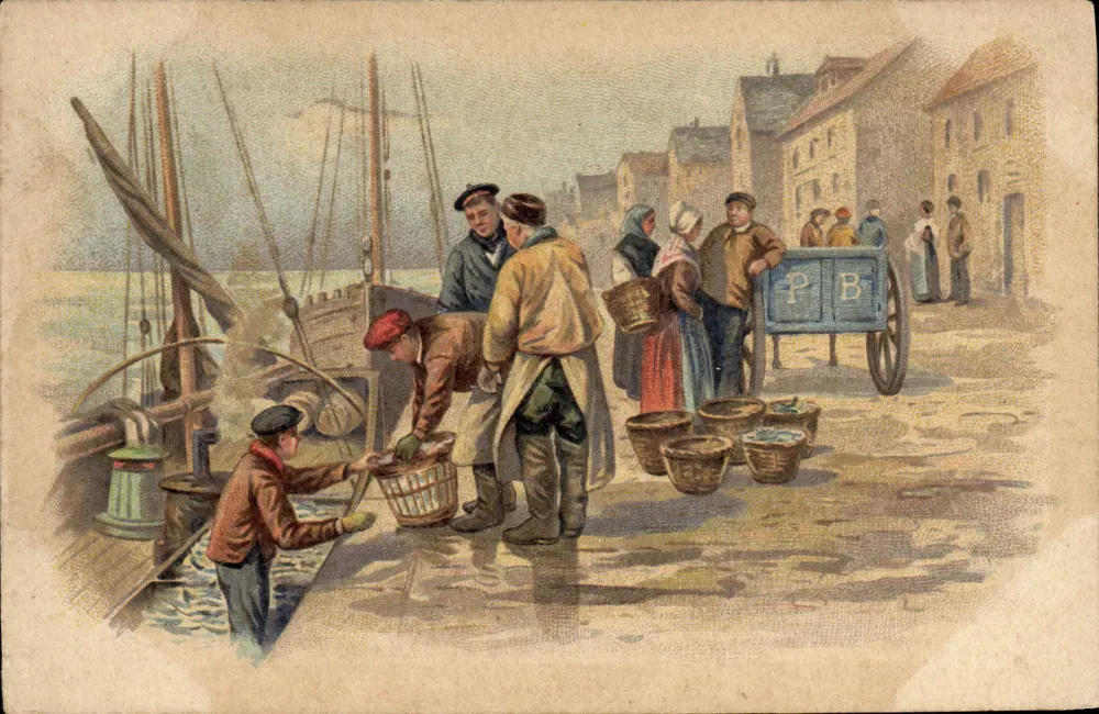 Mercado de peixes — Porto — Editor não identificado, número de série não visível - Frente