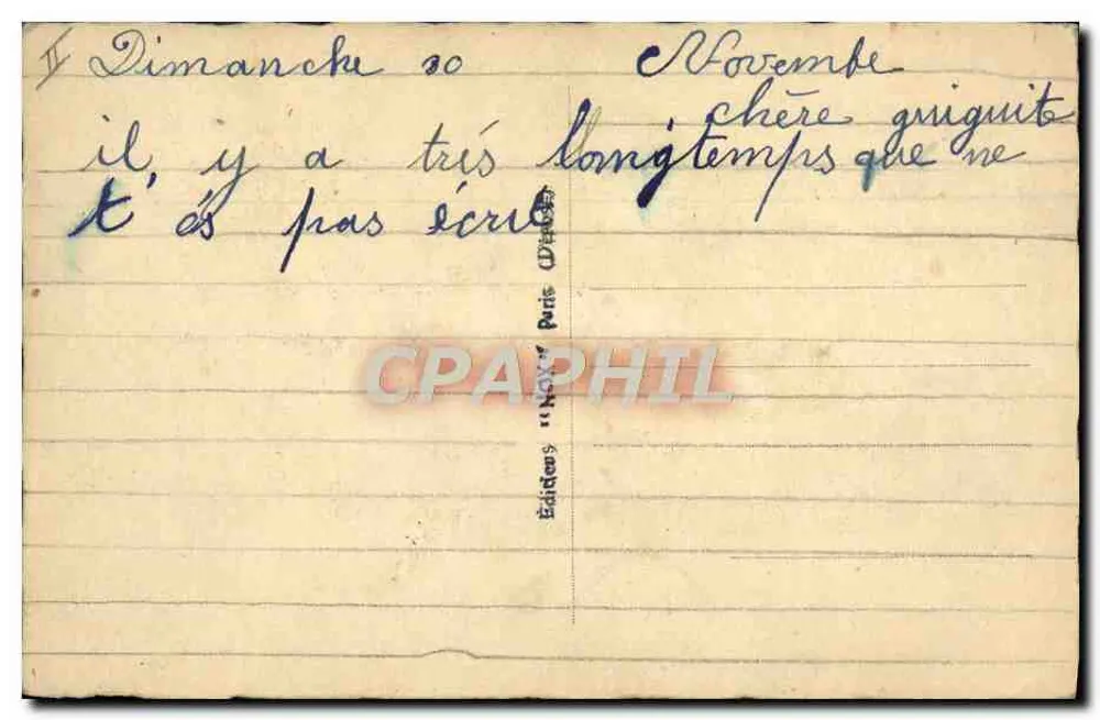 झील पर सूर्यास्त — प्रकाशक: पेरिस के संस्करण — श्रृंखला संख्या अपठ्य - पीछे