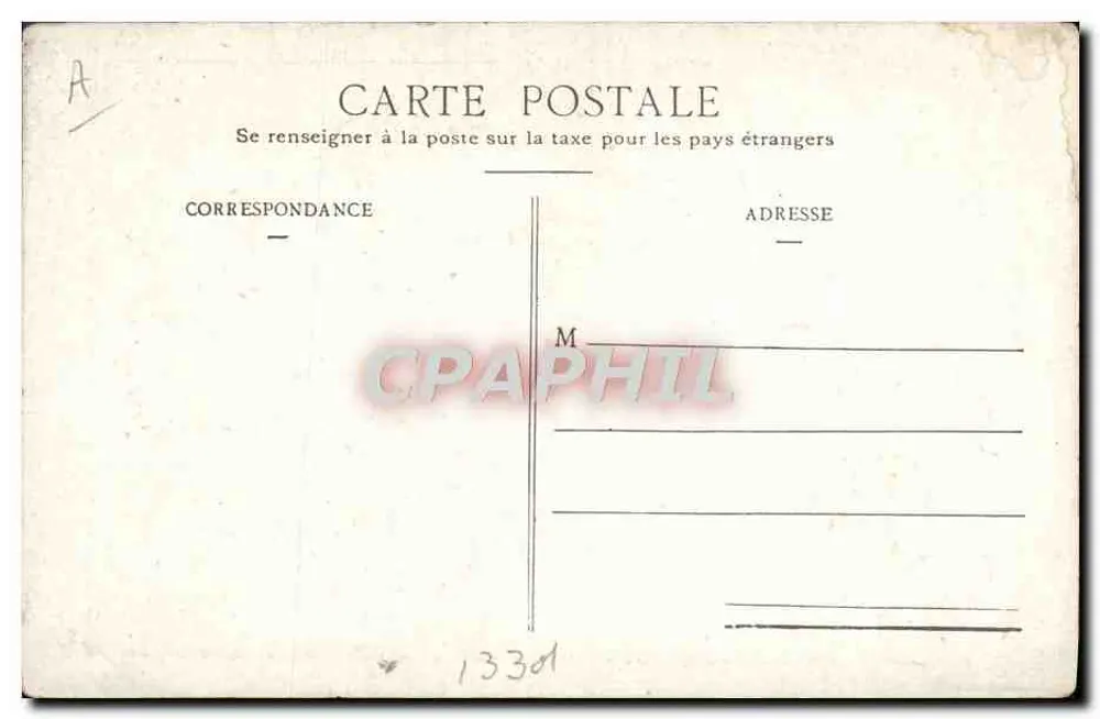 Kriegshafen Toulon — Alte Fregatte — Verlag: S. Magne d'Alès - Rückseite