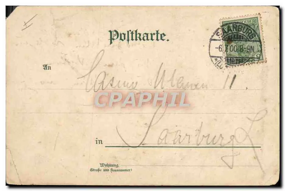 Jeune femme assise — scène intérieure avec ventilateur — Collection Parisienne, n° 1200 - Rückseite