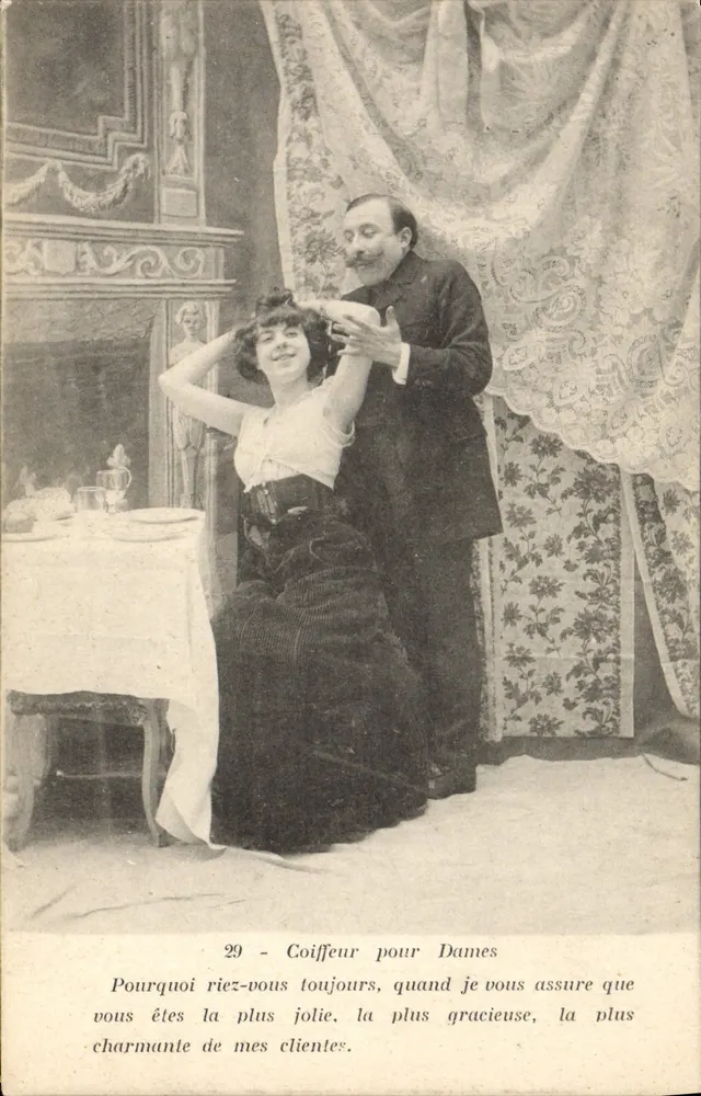 Friseur für Damen — 29 — Verlag: LAGRIFFE, 18 Rue Languouse, Paris - Vorderseite