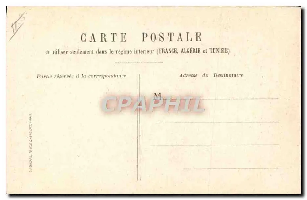 Friseur für Damen — 29 — Verlag: LAGRIFFE, 18 Rue Languouse, Paris - Rückseite