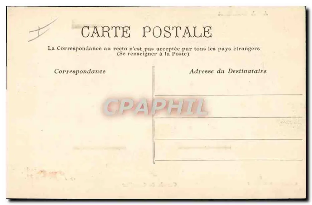 Corvée de Bairro — NA CASERNA — Coleção F. FLEURY - Verso