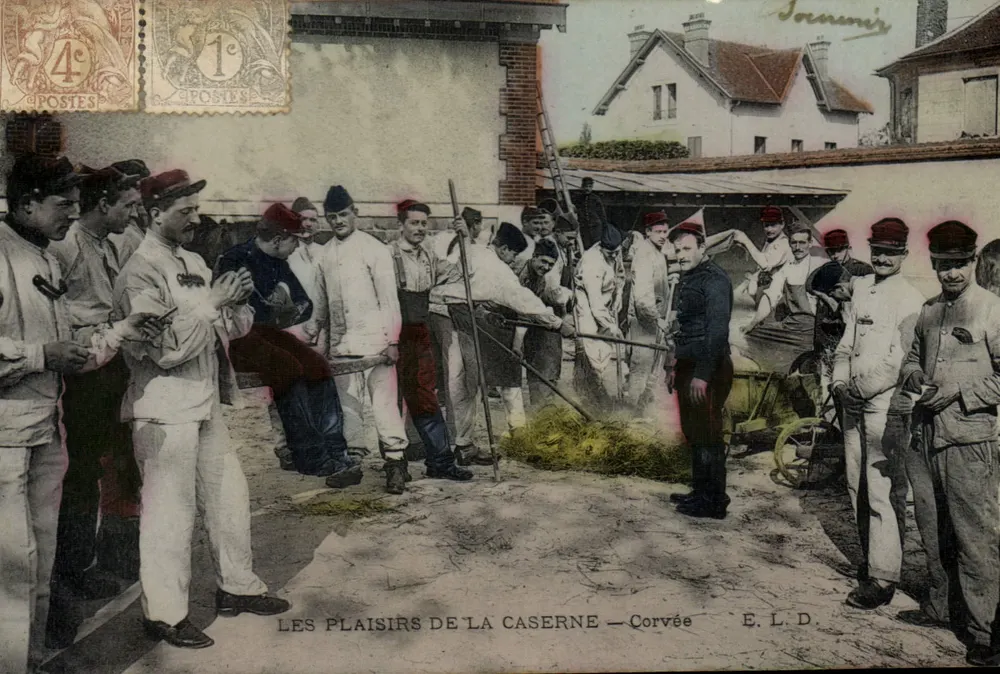 Les plaisirs de la caserne — Corvée — E.L.D. - Frente